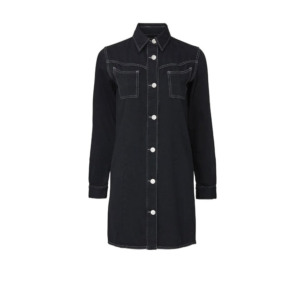 Ganni Western Denim Dress